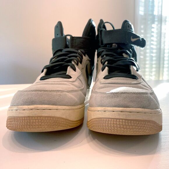 Men\'s Nike Air Force 1 AF1 07 LV8 Size 11.5 High Light Bone Shoes Sneakers‎ main image 7